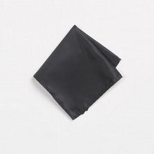 Load image into Gallery viewer, black pocket square