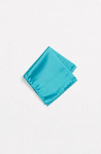 Load image into Gallery viewer, teal pocket square